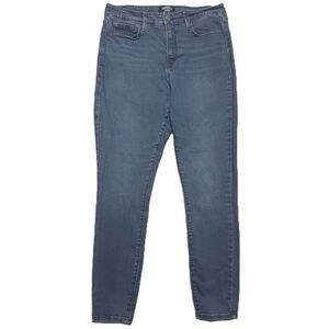 Levis Denizen High Rise Super Skinny Womens 14 Jeans Blue Stretch Denim
